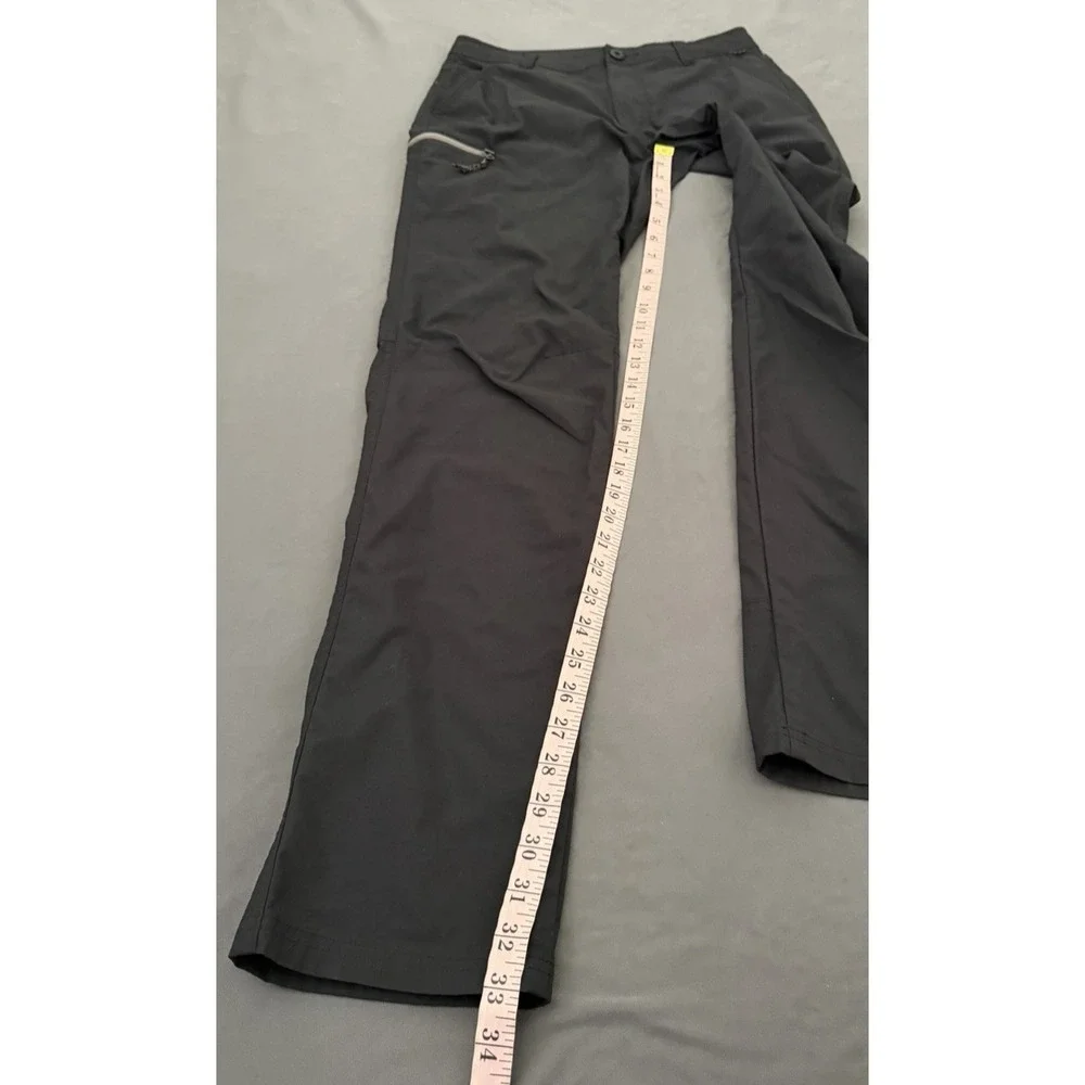 REI Co-op Pants Mens Size 30x34L Black Stretch Camping Quick Dry Hiking Stretch